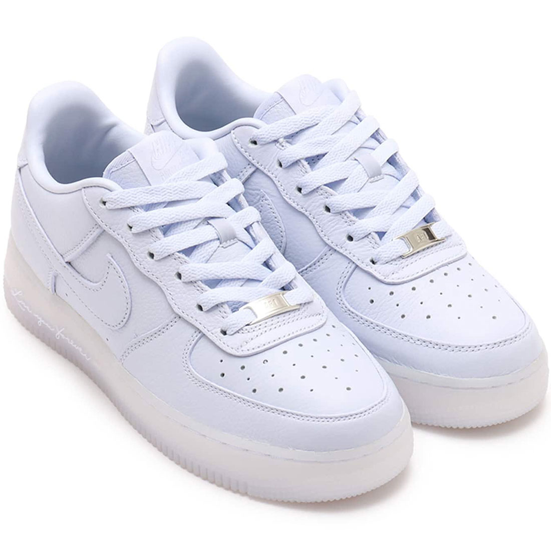 ナイキ ノクタ エア フォース 1 NIKE J NOCTA AIR FORCE 1 ペーレストパープル/メタリックシルバー/コバルトティント HQ1772-500