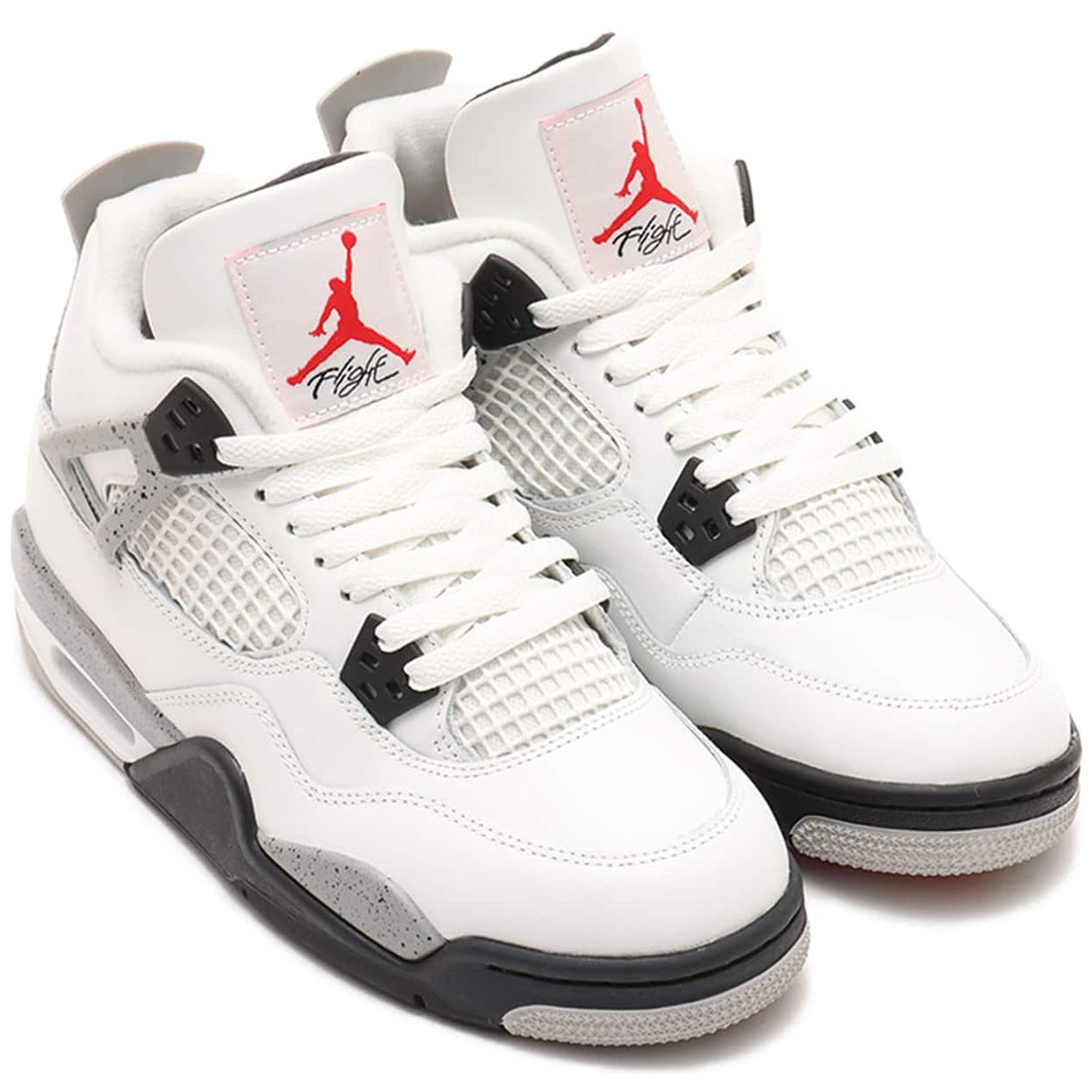 ナイキ エア ジョーダン 4 レトロ OG GS NIKE W AIR JORDAN 4 RETRO OG GS サミットホワイト/セメントグレー/ブラック/ファイヤーレッド IB4171-100