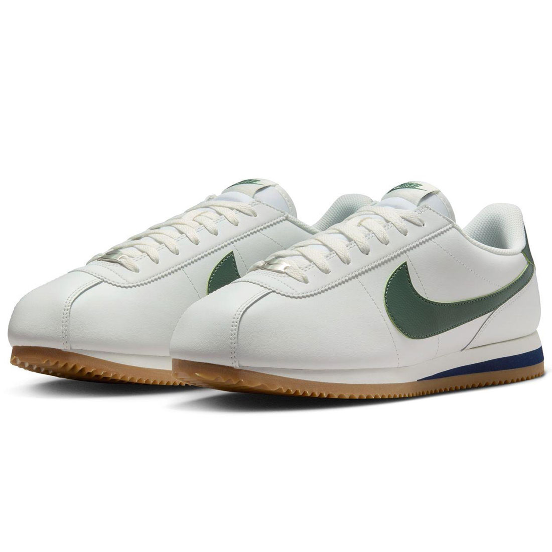 ナイキ コルテッツ なめし革 NIKE Cortez Leather 首脳会談白いこと/ミッドナイトネイビー/メタリックシルバー/毛革 DM4044-113