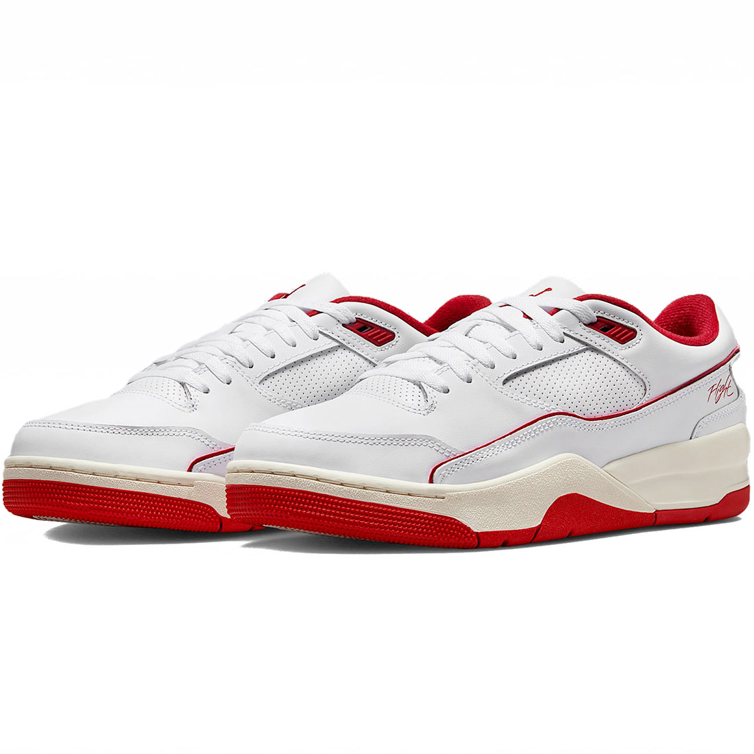 ナイキ ジョーダン フライト コート NIKE JORDAN FLIGHT COURT ホワイト/セイル/ブラック/バーシティレッド HF3255-106