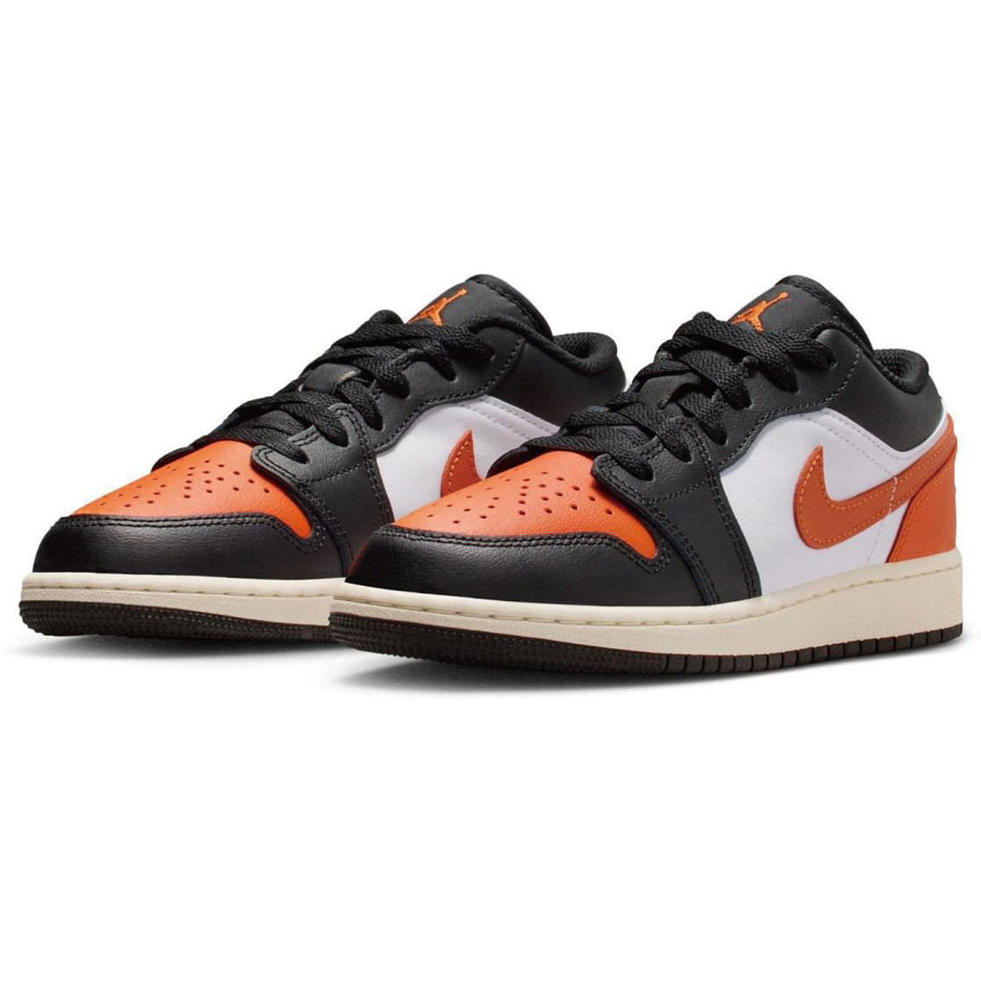 ナイキ 大気圏 ジョーダン 1 置き目 GS NIKE J AIR JORDAN 1 LOW GS 黒いこと/白いこと/セイル/スターフィッシュ 553560-081