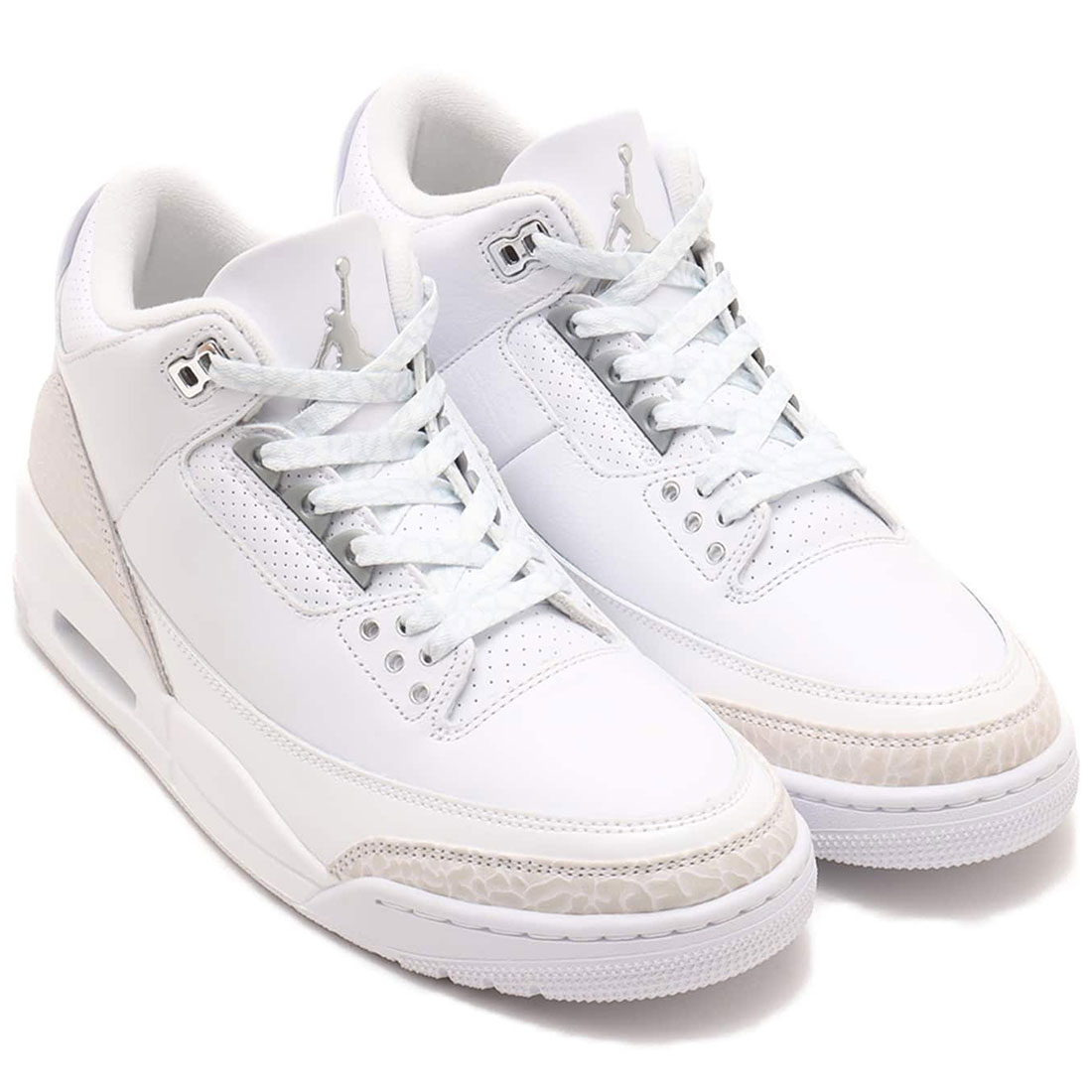 Air Jordan 3 Retro ホワイト/ダークモカ サイズ7 JORDAN BRAND AIR JORDAN 3 RETRO WHITE/DARK MOCHA-CHROME 18HO