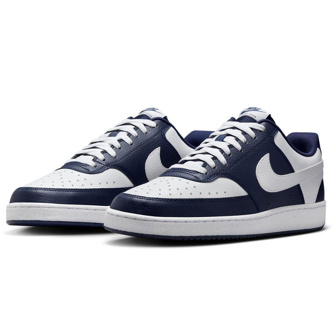 ナイキ 厚地の外套 視力 置き目 NIKE COURT VISION LO ミッドナイトネイビー/白いこと HM9862-400