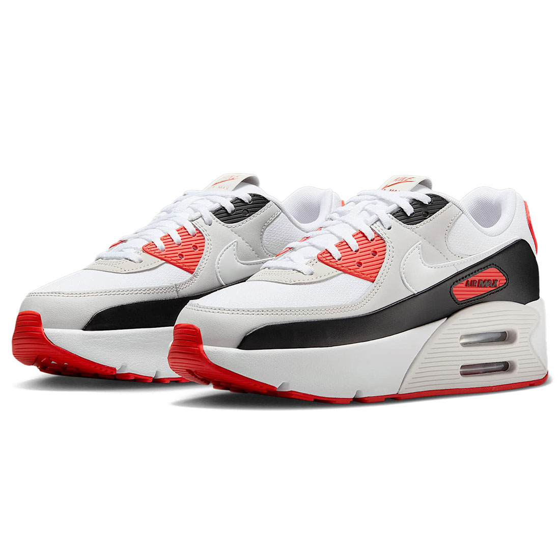 ナイキ エア マックス 90 LV8 NIKE W AIR MAX 90 LV8 ホワイト/ブラック/ピカンテレッド/ホワイト FD4328-114