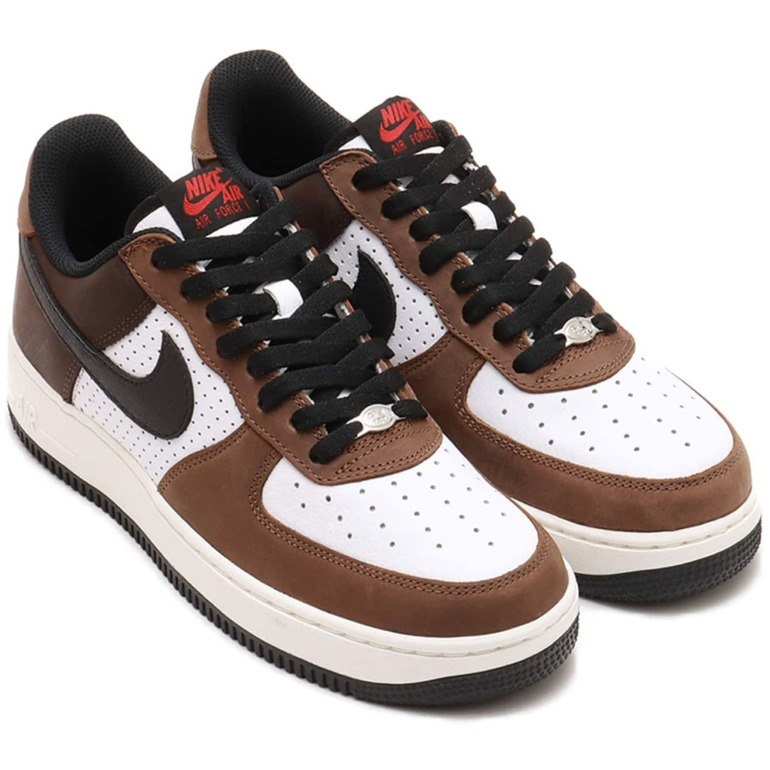 ナイキ エア フォース 1 ロー レトロ NIKE AIR FORCE 1 LOW RETRO ホワイト/バイソン/ブラック HJ4323-100|シューズナッツ