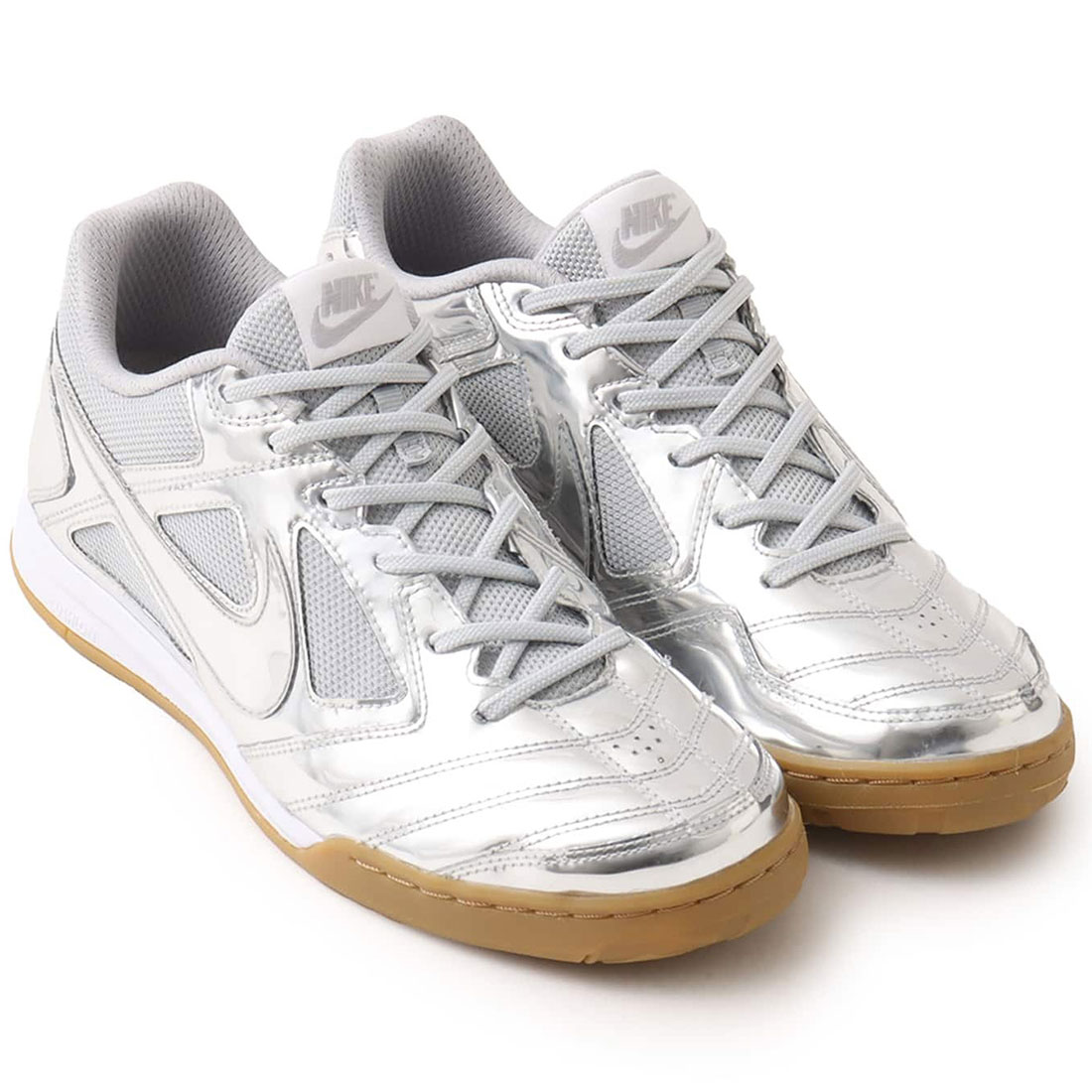 ナイキ ガト LV8 NIKE GATO LV8 メタリックシルバー/ホワイト/ガムライトブラウン/メタリックシルバー IB3566-001