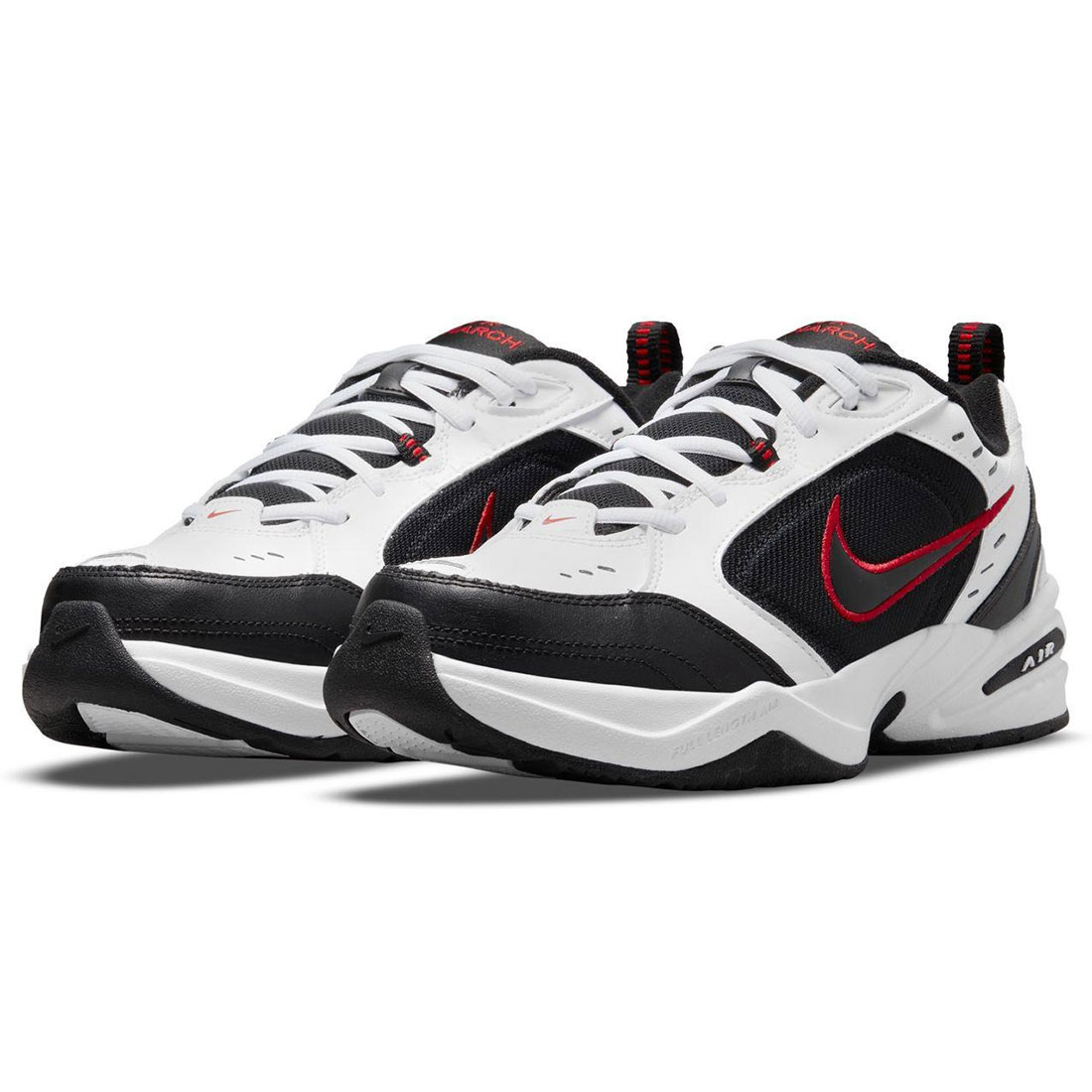 ナイキ エア モナーク IV 4E NIKE AIR MONARCH IV ホワイト/ブラック/レッド 416355-101｜シューズナッツ