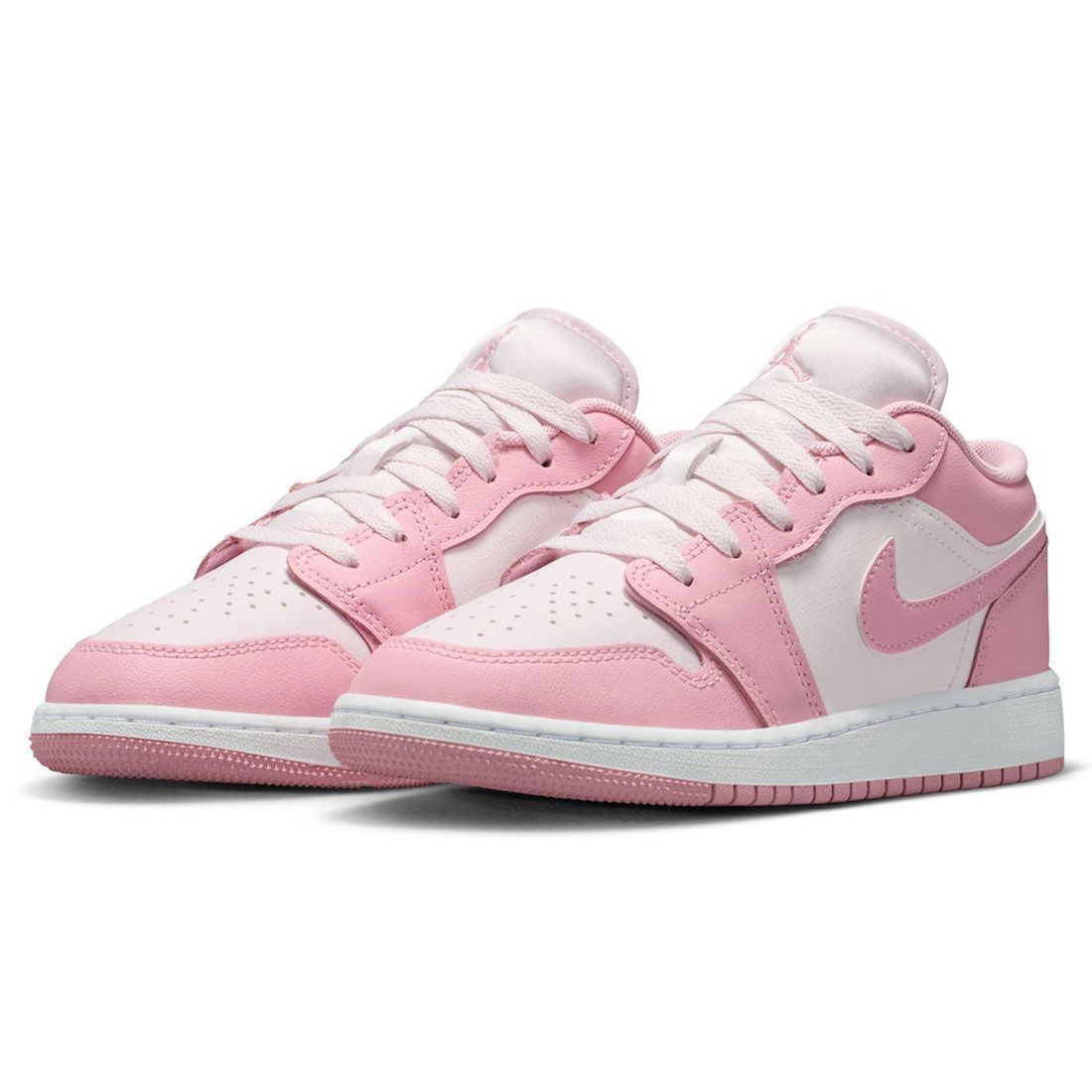 ナイキ 大気圏 ジョーダン 1 置き目 NIKE J AIR JORDAN 1 LOW ミディアムソフトピンク/白いこと/パールサクラ色 553560-614