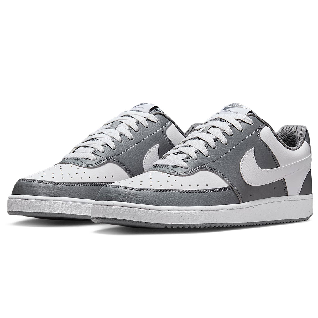 ナイキ コート ビジョン ロー NIKE COURT VISION LOW クールグレー/ホワイト/ホワイト HM9862-003