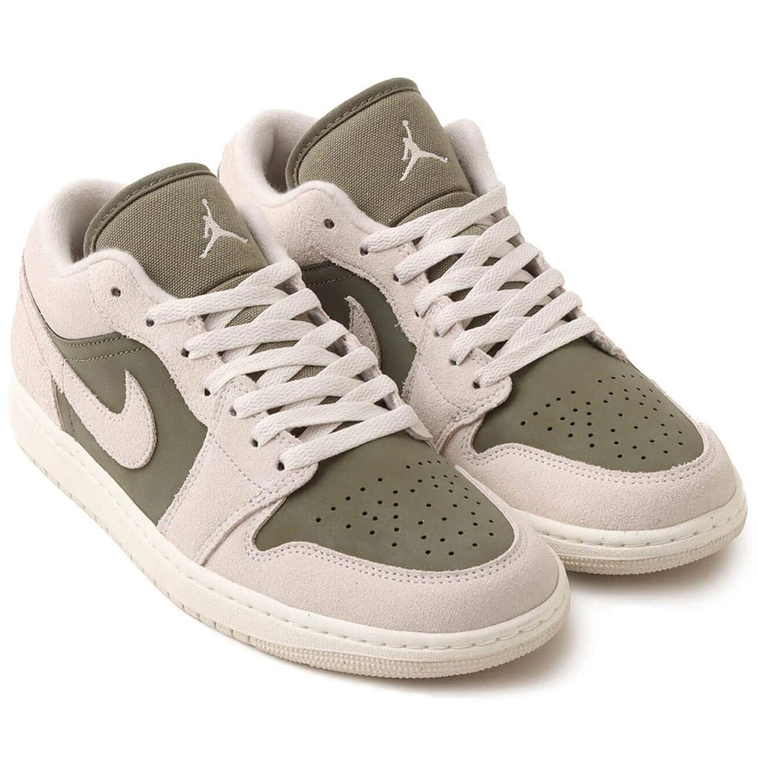 ナイキ エア湖 ジョーダン 1 置き目 SE NIKE AIR JORDAN 1 LOW SE ミディアムオリーブ/セイル/ライトオールウッドブラウン HV4089-201
