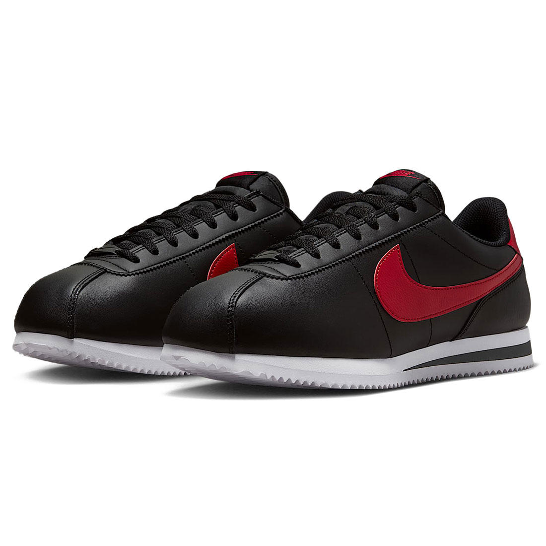 ナイキ コルテッツ レザー NIKE Cortez Leather ブラック/ホワイト/アンスラサイト/ジムレッド DM4044-004