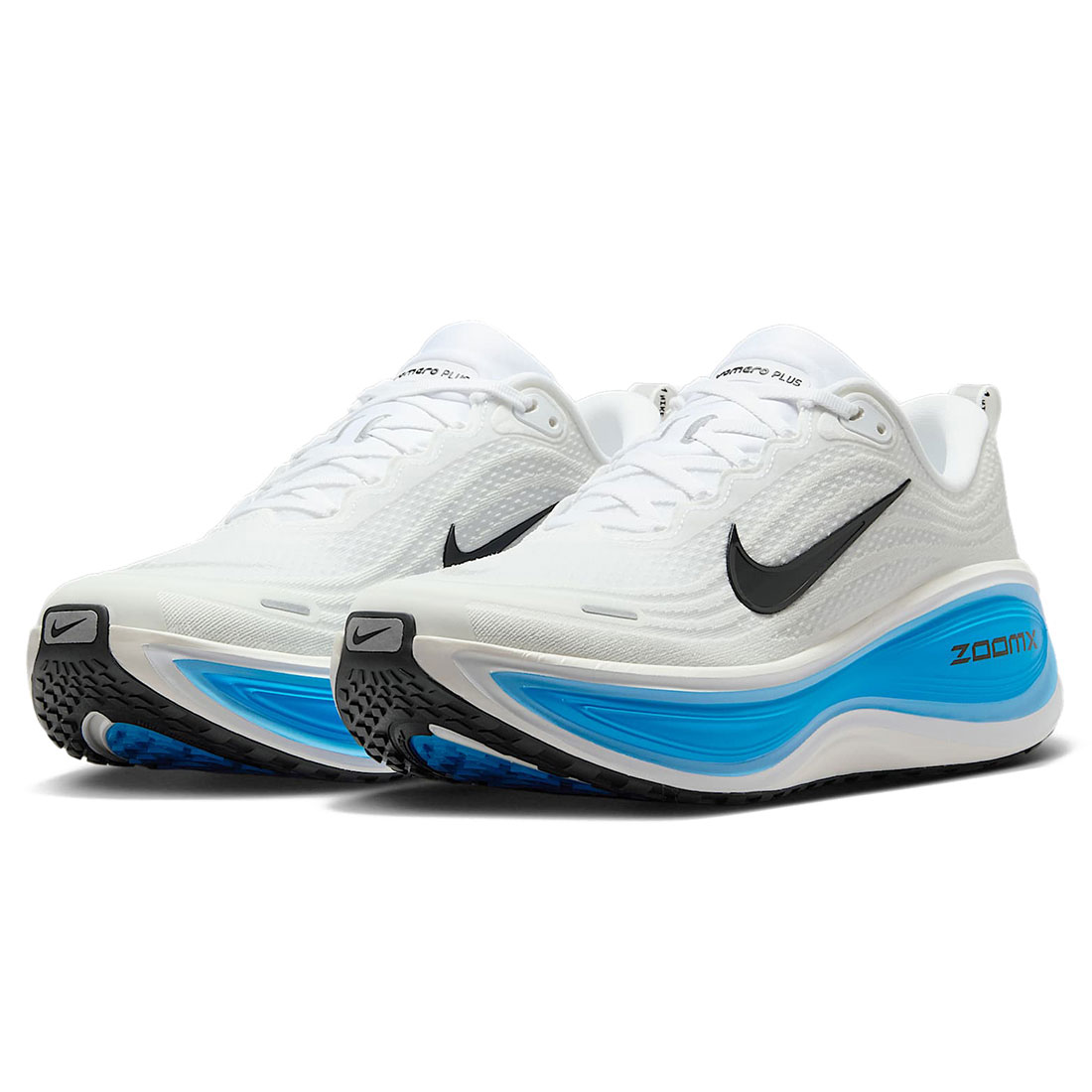 ナイキ ボメロ プラス NIKE Vomero Plus ホワイト/ブルーヒーロー/ハイドロジェンブルー/ブラック HV8150-103|シューズナッツ
