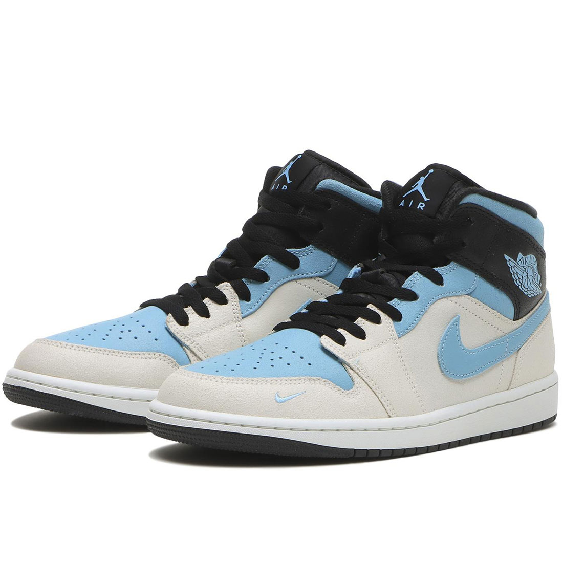 ナイキ エア ジョーダン 1 ミッド SE NIKE AIR JORDAN 1 MID SE サミットホワイト/ライトブルー/ブラック IM6567-121
