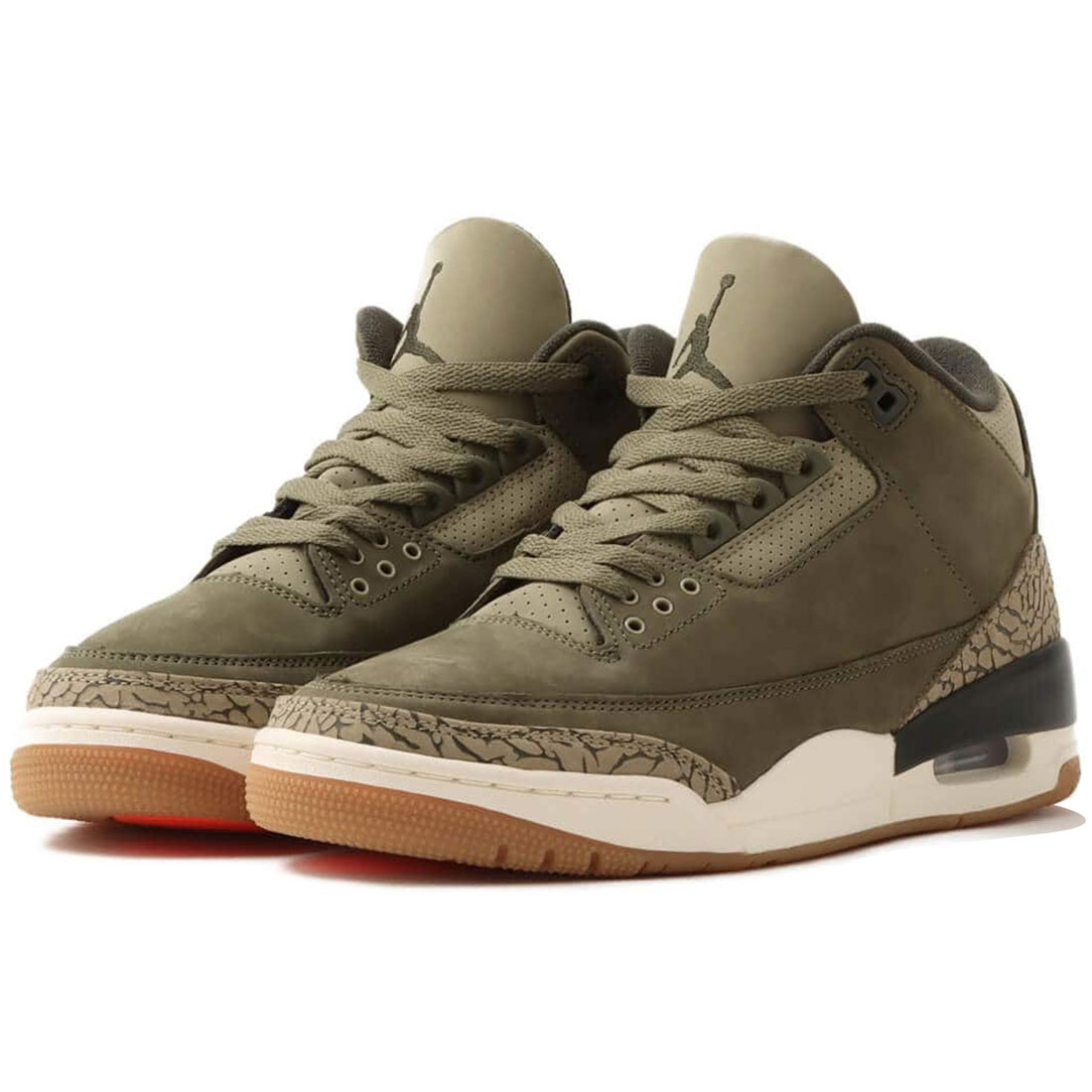 ナイキ エア湖 ジョーダン 3 レトロ NIKE AIR JORDAN 3 RETRO ミディアムオリーブ/ニュートラルオリーブ/セイル/セコイア DN3707-202