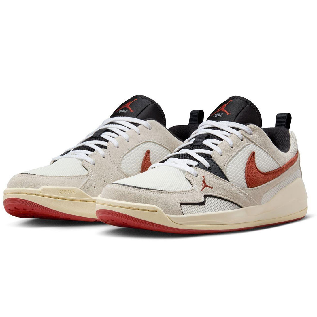 ナイキ ジョーダン コンフォート エラ NIKE JORDAN CMFT ERA セイル/レッド/ベージュ HJ6777-101｜シューズナッツ