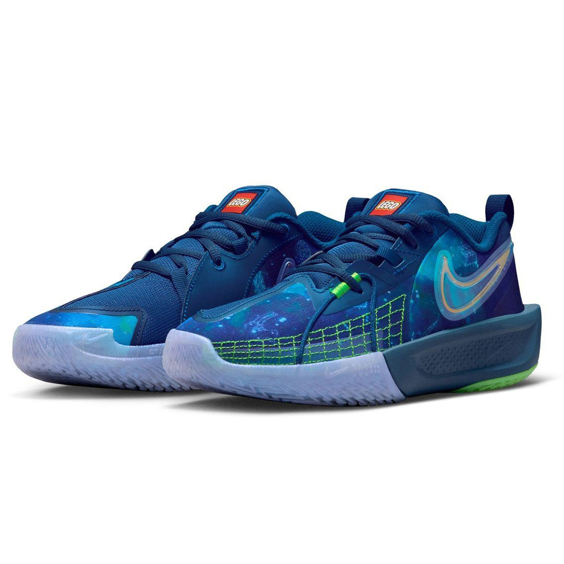 ナイキ G.T. とり捨てる 3 x レゴ COL. GS NIKE J G.T. CUT 3 x LEGO COL. GS ブレイブブルー/緑であることストライク/ピュアプラチナム/Cr IF2118-400