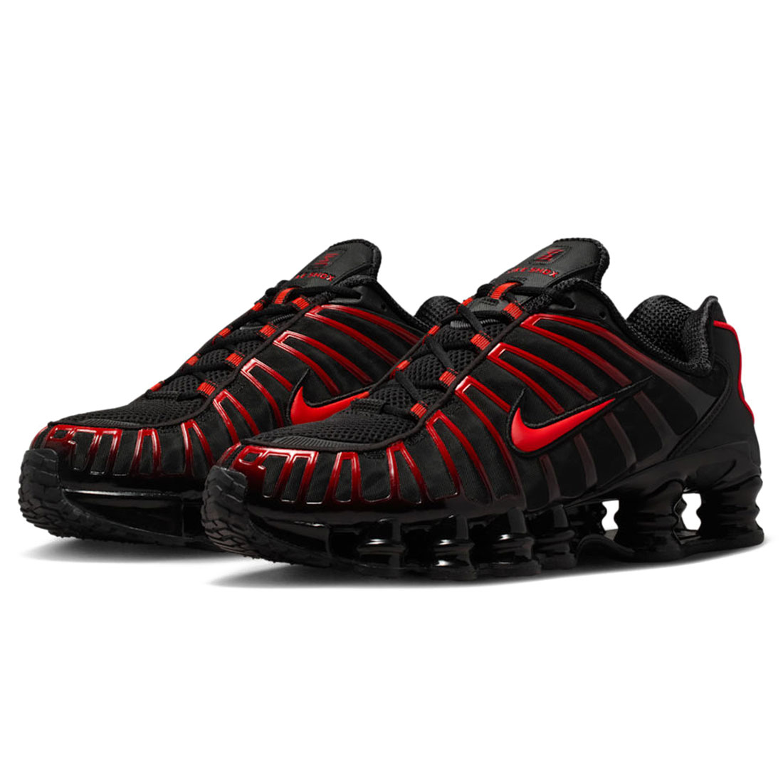 ナイキ ショックス TL NIKE SHOX TL 黒いこと/ライトクリムゾン AV3595-016