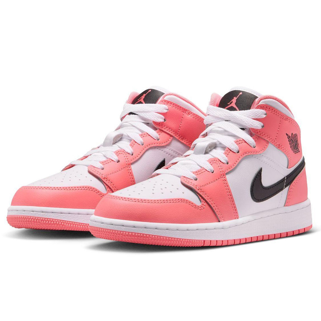 ナイキ ジョーダン 1 ミッド GS NIKE J JORDAN 1 MID GS サクラ色/白いこと/黒いこと DQ8423-602