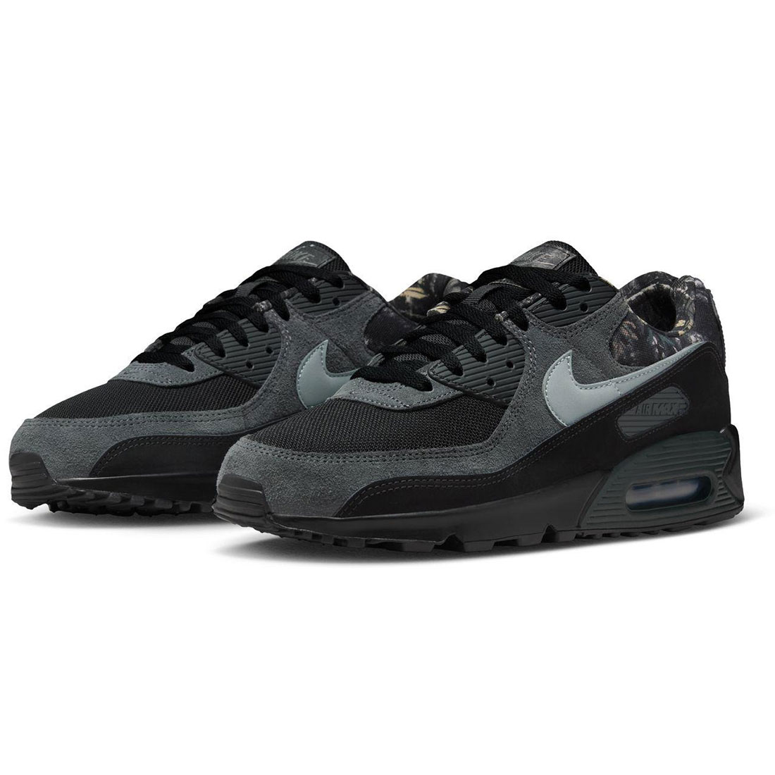 ナイキ エア湖 マックス 90 NIKE AIR MAX 90 黒いこと/メタリッククールグレー IQ0300-001