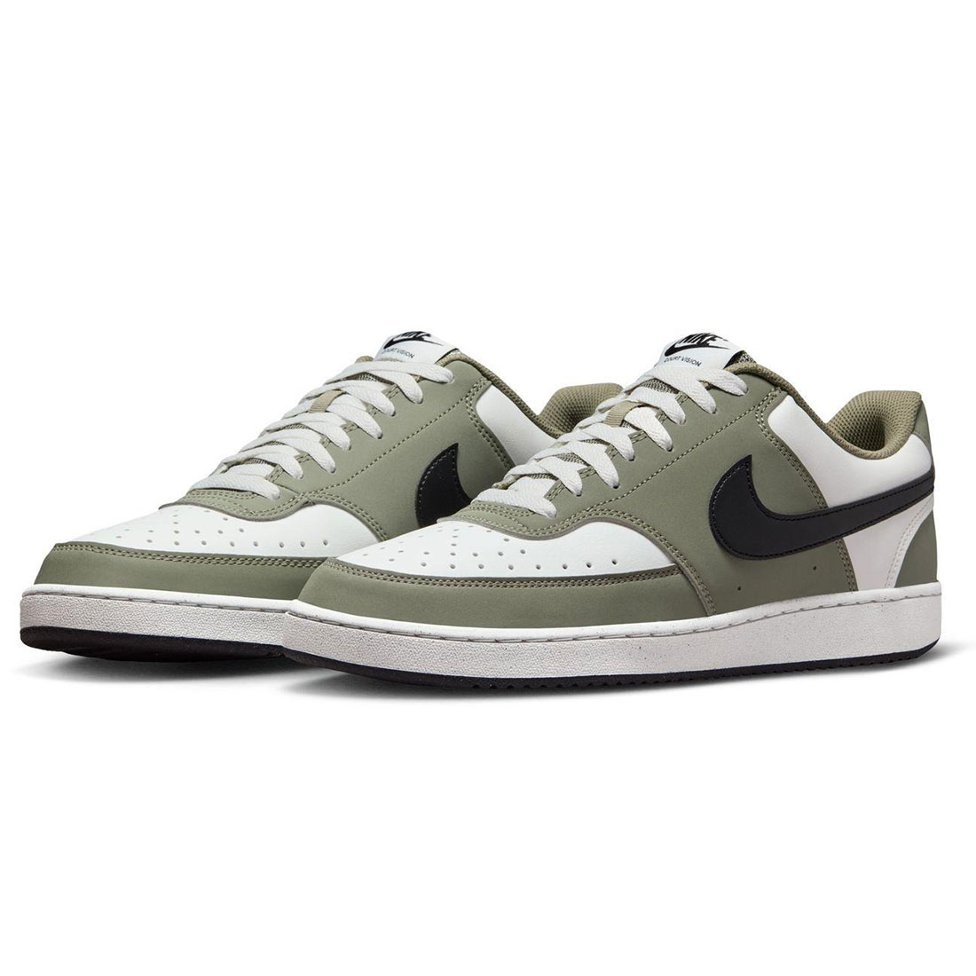 ナイキ コート ビジョン ロー P NB NIKE COURT VISION LO P NB サミットホワイト/ブラック/カーキ IM0459-104