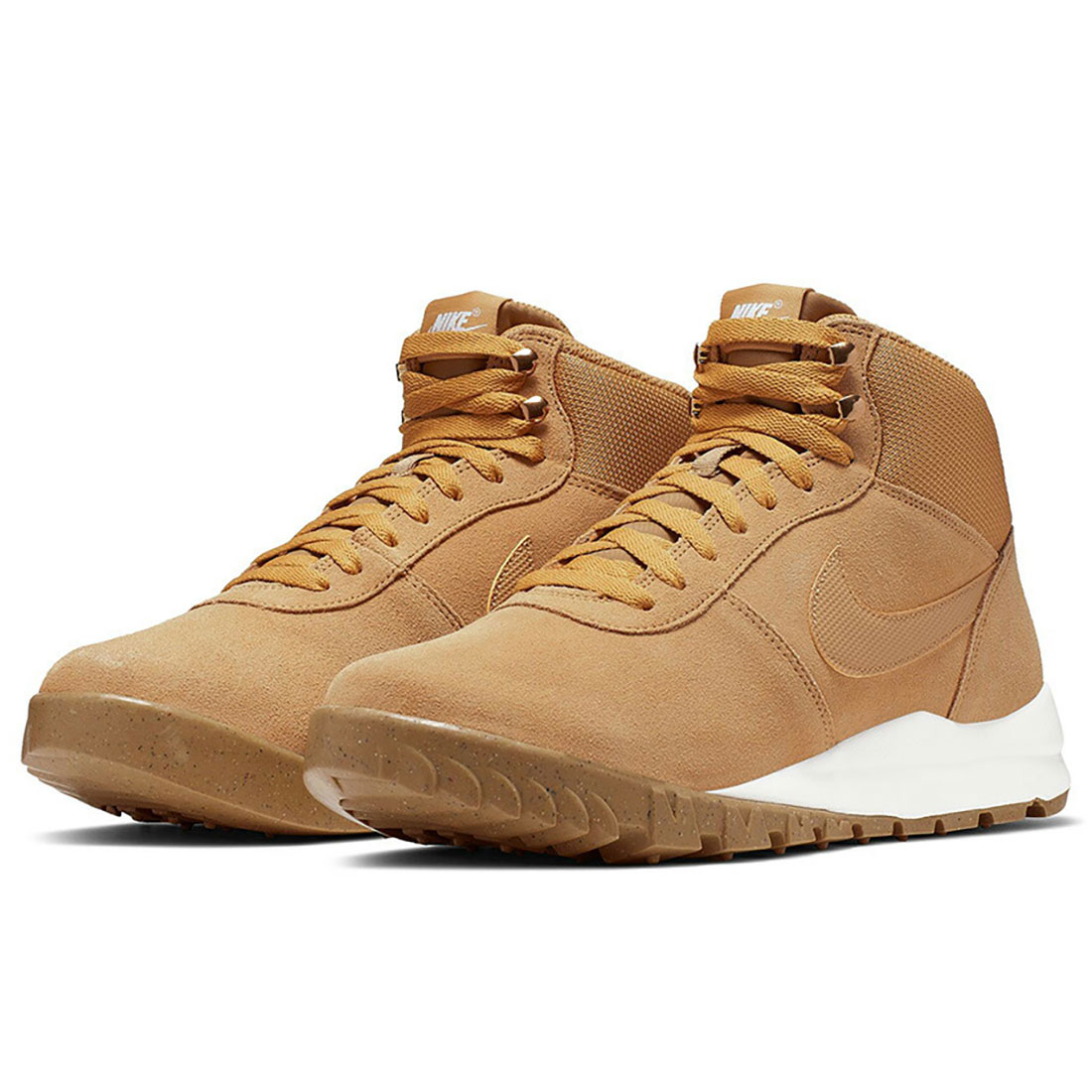 ナイキ フッドランドスエード NIKE HOODLAND SUEDE ヘイスタック/セイル/ガムライトブラウン/メタリックゴールド 654888-727