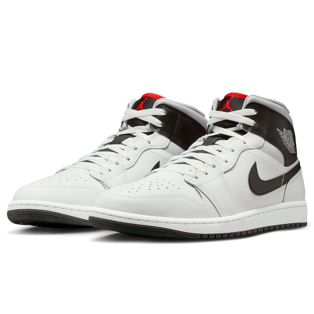 ナイキ ジョーダン 1 ミッド NIKE JORDAN 1 MID 首脳会談白いこと/ニュートラルグレー/インフラ赤いこと23/黒いこと DQ8426-109