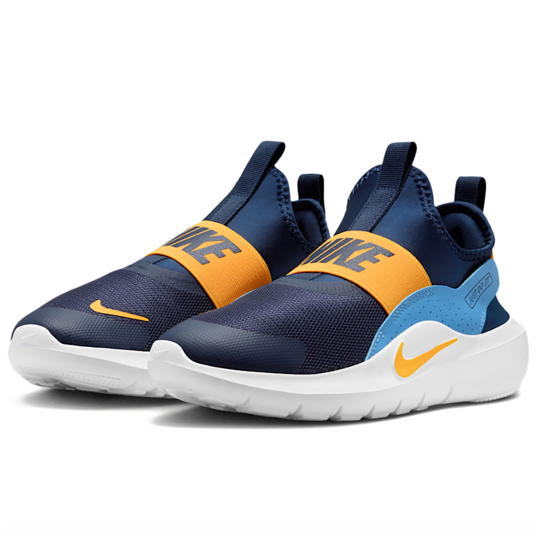ナイキ フレックス ランナー 4 NIKE J FLEX RUNNER 4 ミッドナイトネイビー/ユニバーシティブルー/ホワイト/レーザーオレンジ IF2893-403