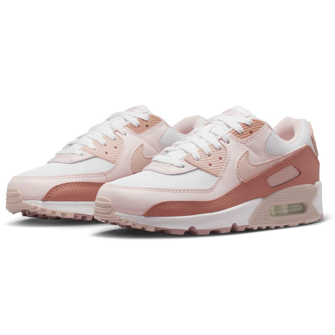 ナイキ エア マックス 90 NIKE W AIR MAX 90 パーティクルピンク/パールピンク/シルトレッド IM4613-600｜シューズナッツ