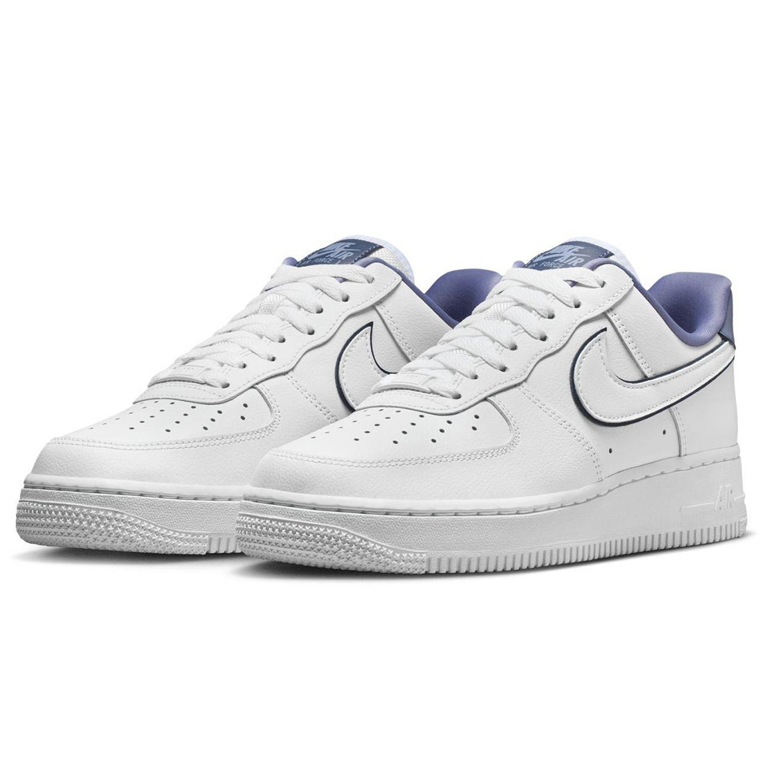 ナイキ エア フォース 1 '07 NIKE W AIR FORCE 1 '07 ホワイト/ミッドナイトネイビー/ワールドインディゴ IO4226-102