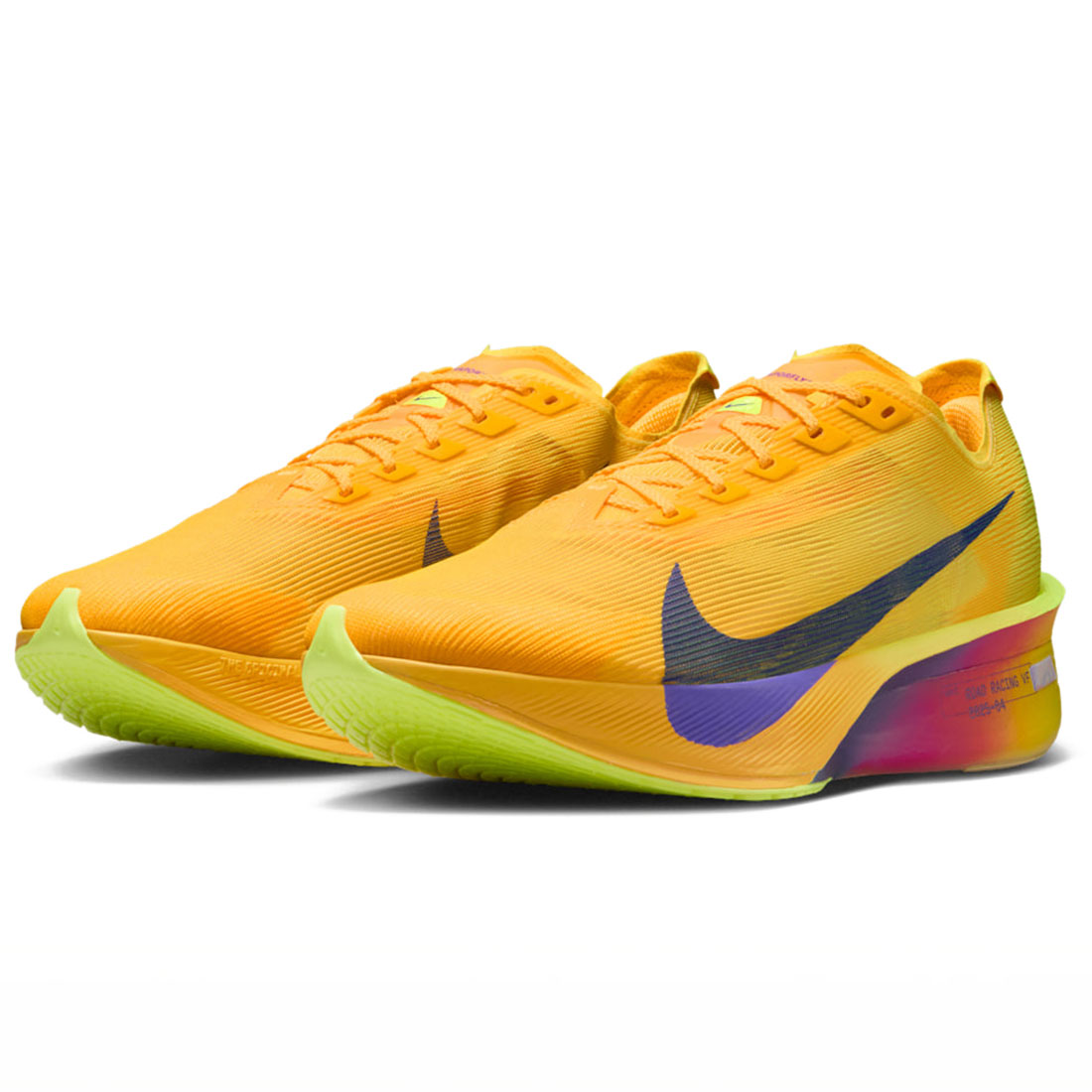 ナイキ ヴェイパーフライ 4 NIKE VAPORFLY 4 シトロンパルス/レーザーオレンジ/ボルトアイス/インディゴバースト HF6414-800