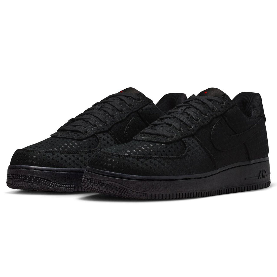 ナイキ エア フォース 1 レトロ NIKE AIR FORCE 1 RETRO ブラック/ユニバーシティレッド IB6836-001|シューズナッツ