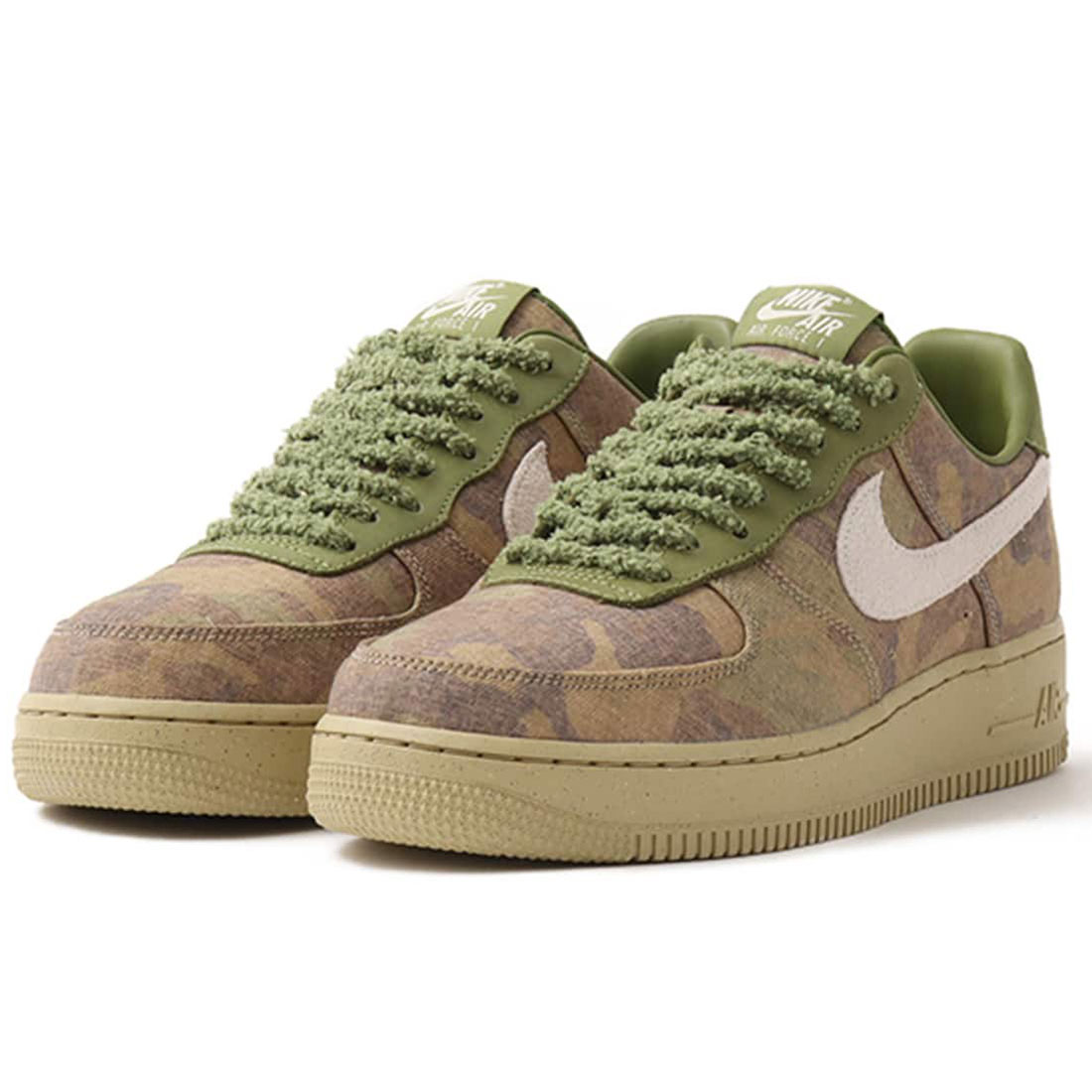 ナイキ エア湖 フォース 1 置き目 NIKE AIR FORCE 1 LOW アスパラガス/軽銀/気違いトム/ウィートグラス IO5011-300