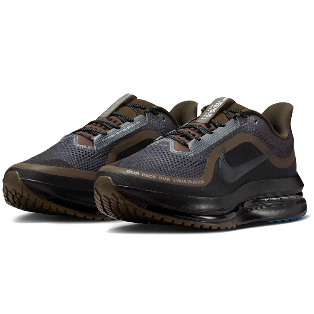 ナイキ ペガサス 割り増し金 NIKE PEGASUS PREMIUM オフノワール/ダークヘーゼル/アイアン石ころ/黒いこと IQ3435-045