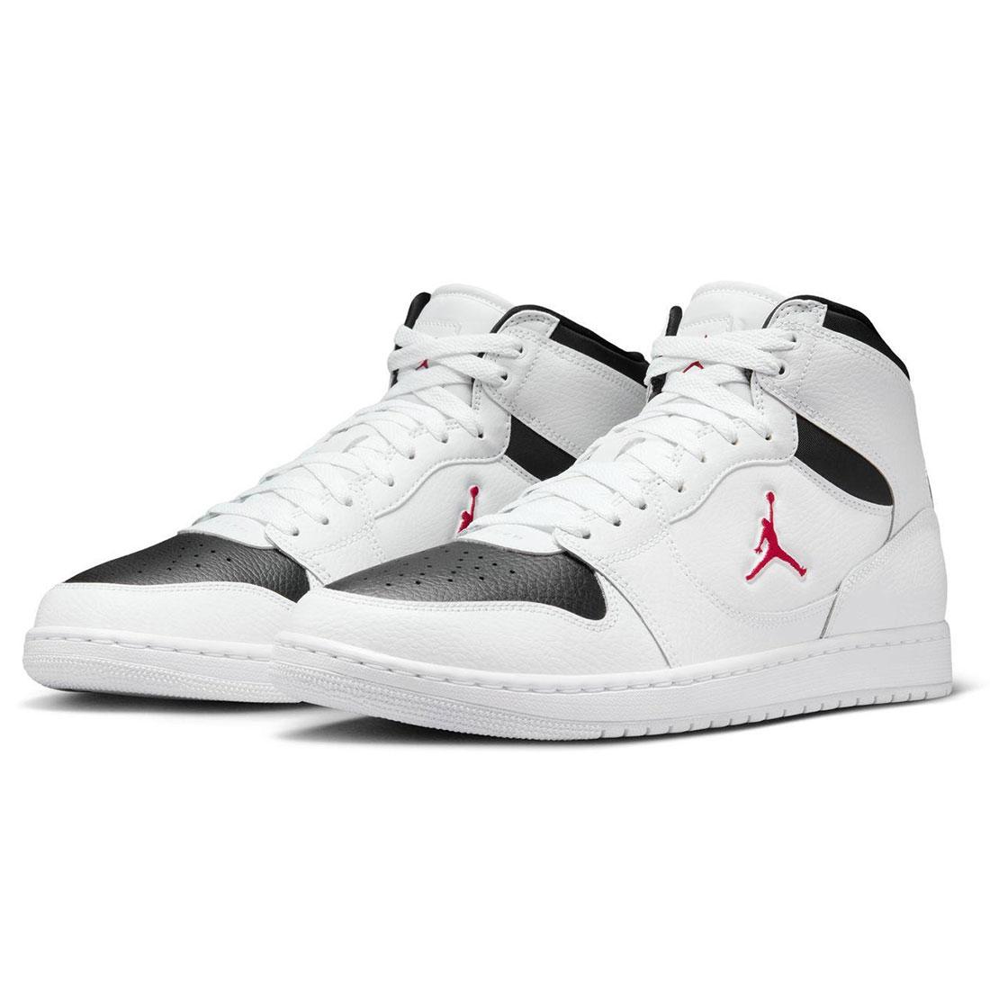 ナイキ ジョーダン 厚地の外套 コネクト ミッド NIKE JORDAN COURT CONNECT MID 白いこと/黒いこと/体操場赤いこと IQ5685-101 靴-スニーカー