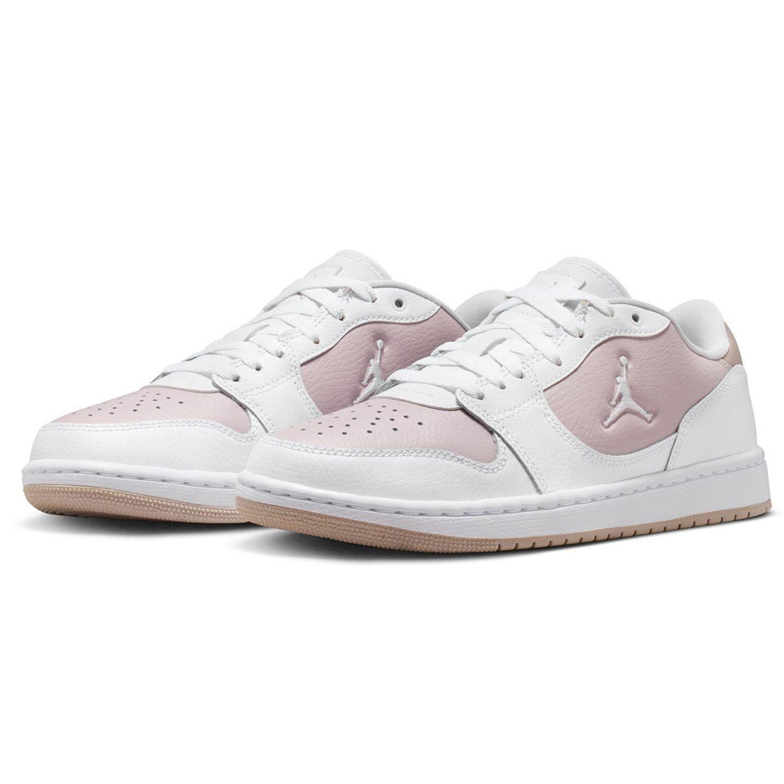 ナイキ ジョーダン コート コネクト ロー NIKE W JORDAN COURT CONNECT LOW ホワイト/ピンク IQ6828-103