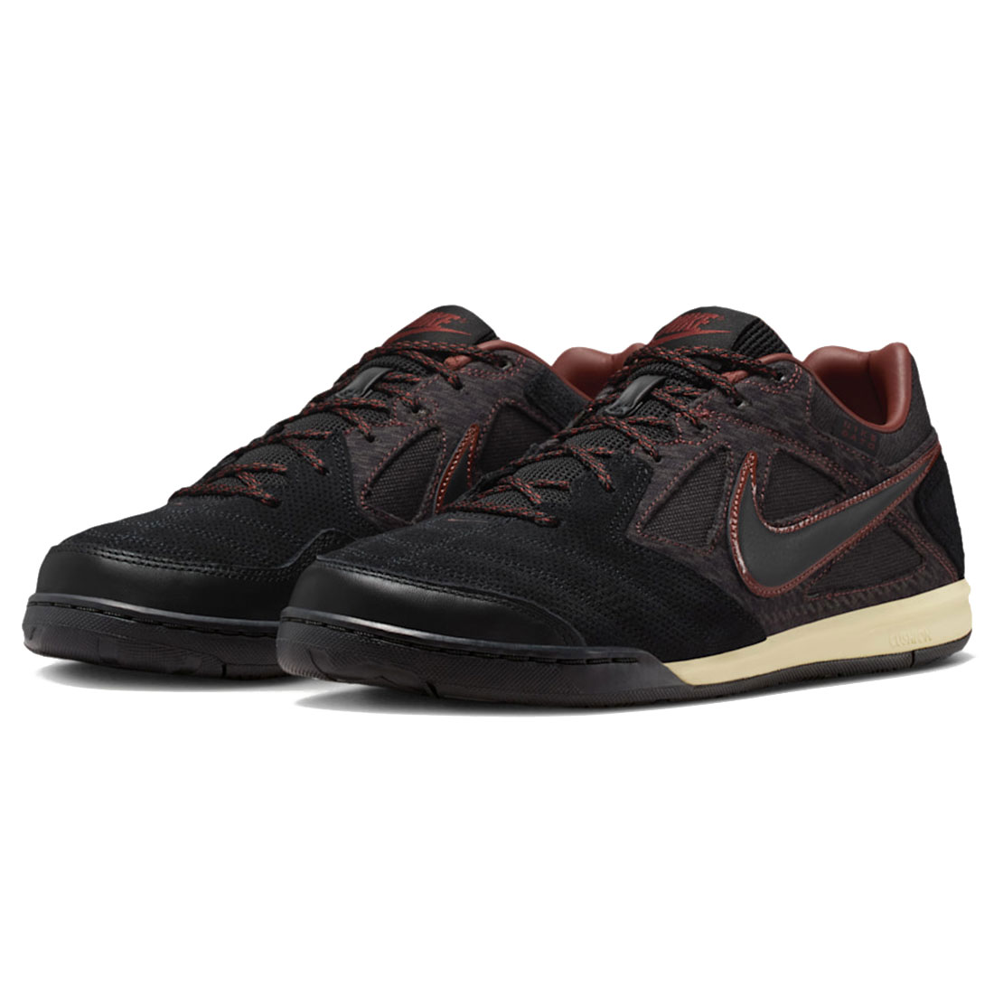 ナイキ ガト NIKE Gato ブラック/レッドセピア/ライトボーン/オフノワール IB6650-001|シューズナッツ
