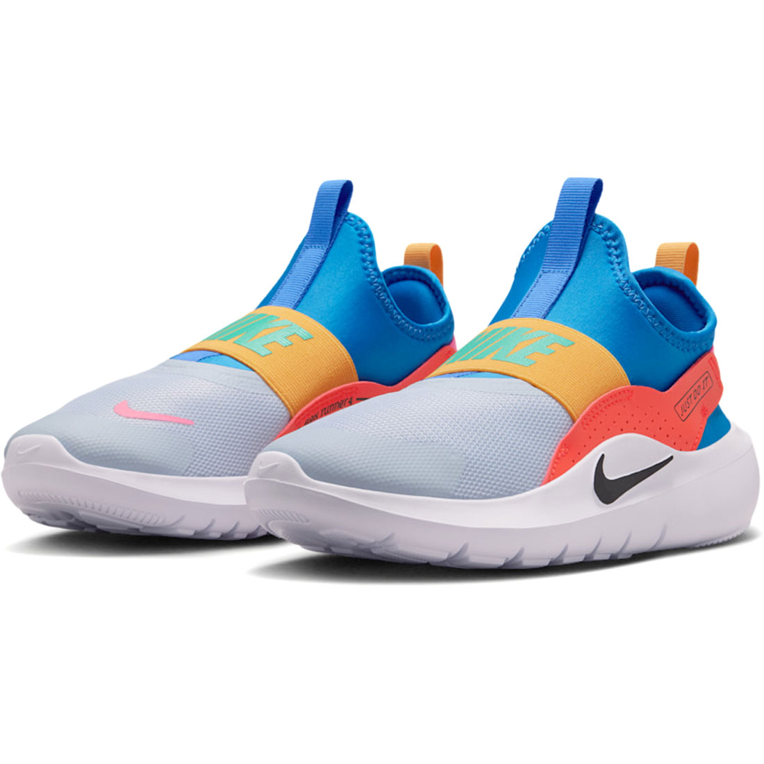 ナイキ フレックス ランナー 4 NIKE J Flex Runner 4 ブルークリスタル/ピカンテレッド/フットボールグレー/ブラック IF2893-404