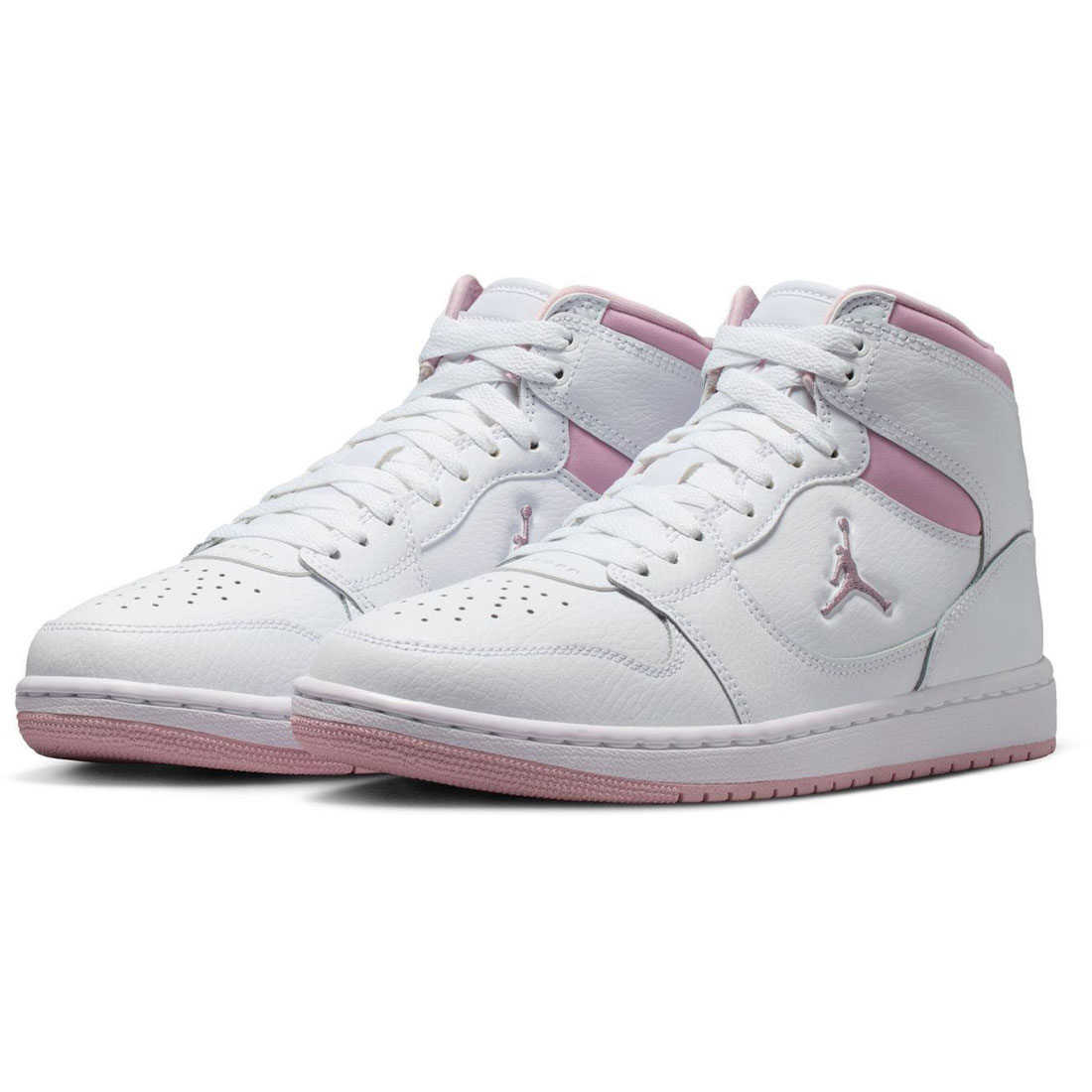ナイキ ジョーダン 厚地の外套 コネクト ミッド NIKE W JORDAN COURT CONNECT MID 白いこと/サクラ色 IQ8289-102