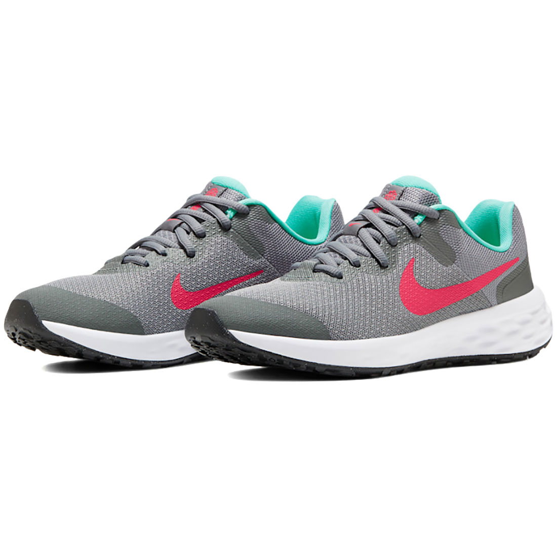 ナイキ レボリューション 6 NIKE J REVOLUTION 6 スモークグレー/ウォッシュドティール/サイレンレッド DD1096-006
