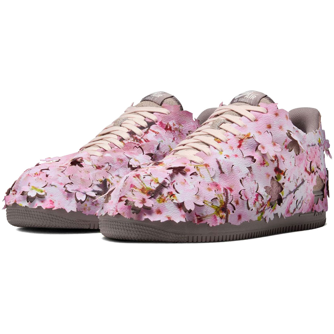 ナイキ エア湖 フォース 1 \u002707 割り増し金 NIKE AIR FORCE 1 \u002707 PRM モルト/パーティクルローズ/モーブグレー/ともし火ホンブルグ帽サクラ色 IQ3472-298