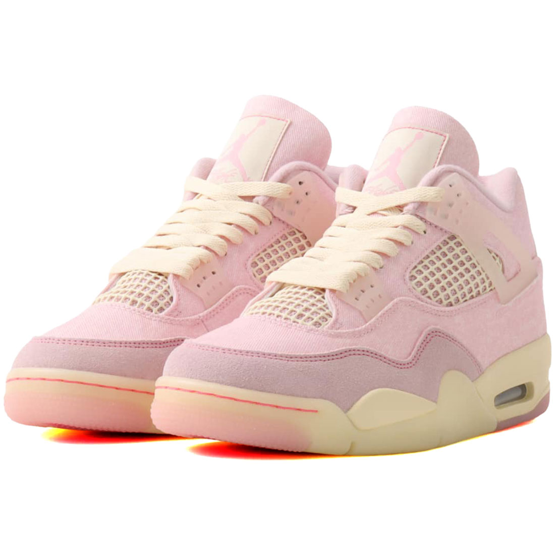 ナイキ 大気圏 ジョーダン 4 レトロ テックス NIKE W AIR JORDAN 4 RETRO TEX パールさくら色/ココナツ御乳/メリンス/アイスカーマイン IB6716-600