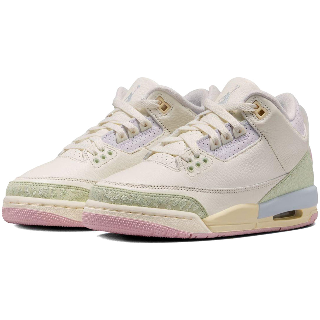 ナイキ ジョーダン 3 レトロ OG GS NIKE W JORDAN 3 RETRO OG GS セイル/ジェイドオーラ/アイリスウィスパー/オーラ IF4758-100