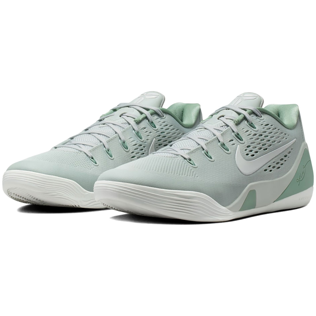 ナイキ コービー 9 エリート 置き目 EM 労働者階級トロ NIKE KOBE 9 ELITE LOW EM PROTRO 点火装置しろがね色/主脳会談白いこと/水蒸気 IH1401-003