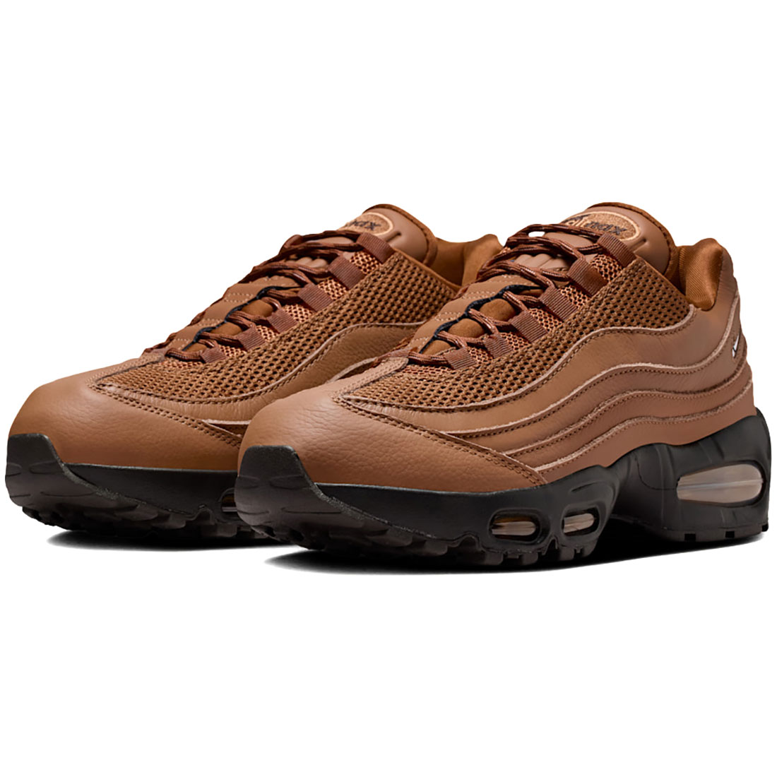 ナイキ エア マックス 95 NIKE W AIR MAX 95 ライトブリティッシュタン/ベルベットブラウン/フラックス IH1413-200｜シューズナッツ