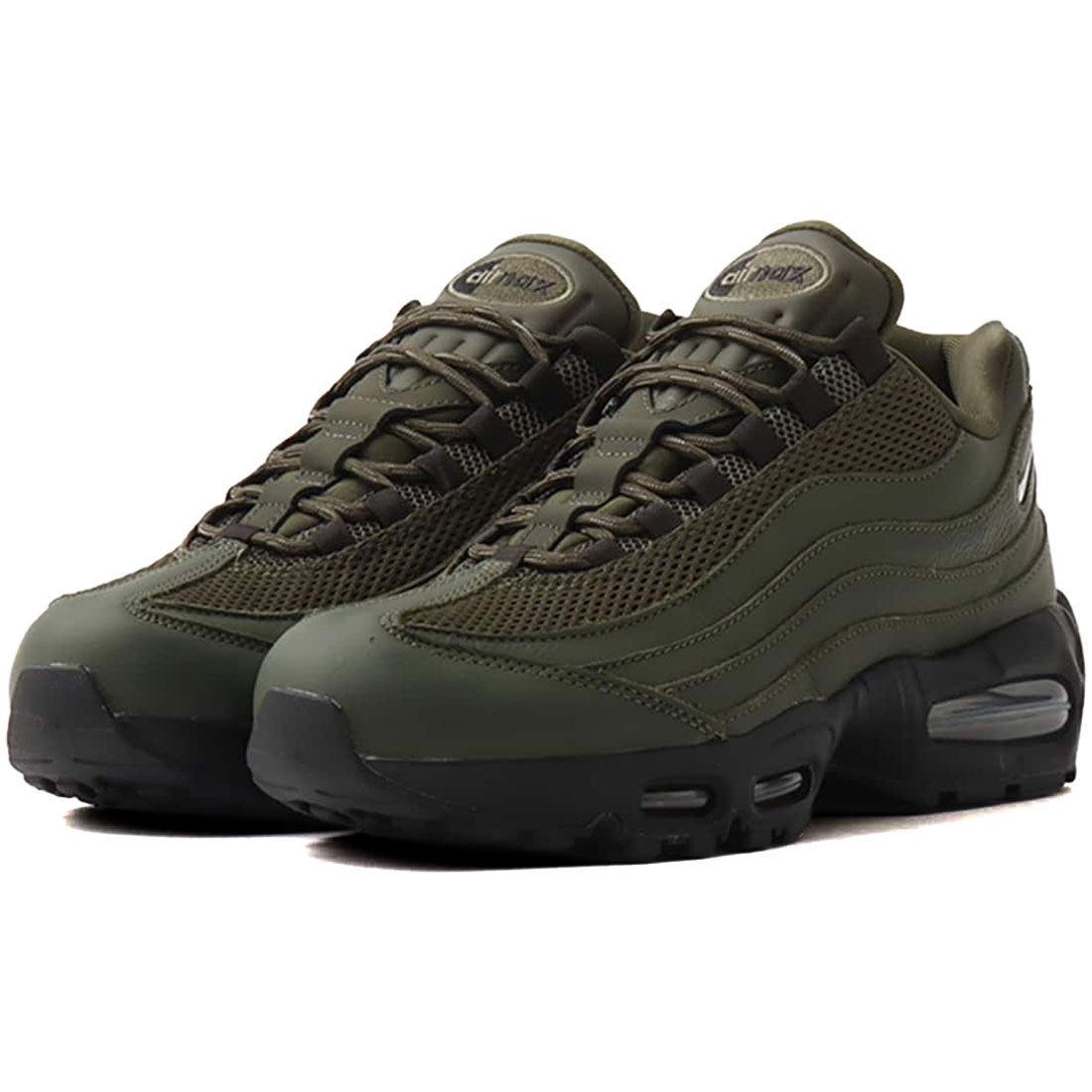 ナイキ エア マックス 95 NIKE W AIR MAX 95 カーゴカーキ/ブラック/ミディアムオリーブ IH1413-300|シューズナッツ