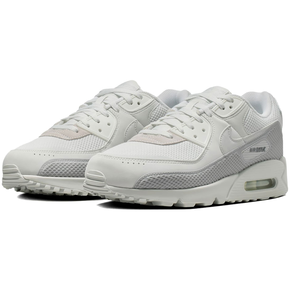 ナイキ エア マックス 90 プレミアム NIKE AIR MAX 90 PRM オフホワイト/グレーフォグ/スモークグレー/フォトンダスト IM5759-100｜シューズナッツ