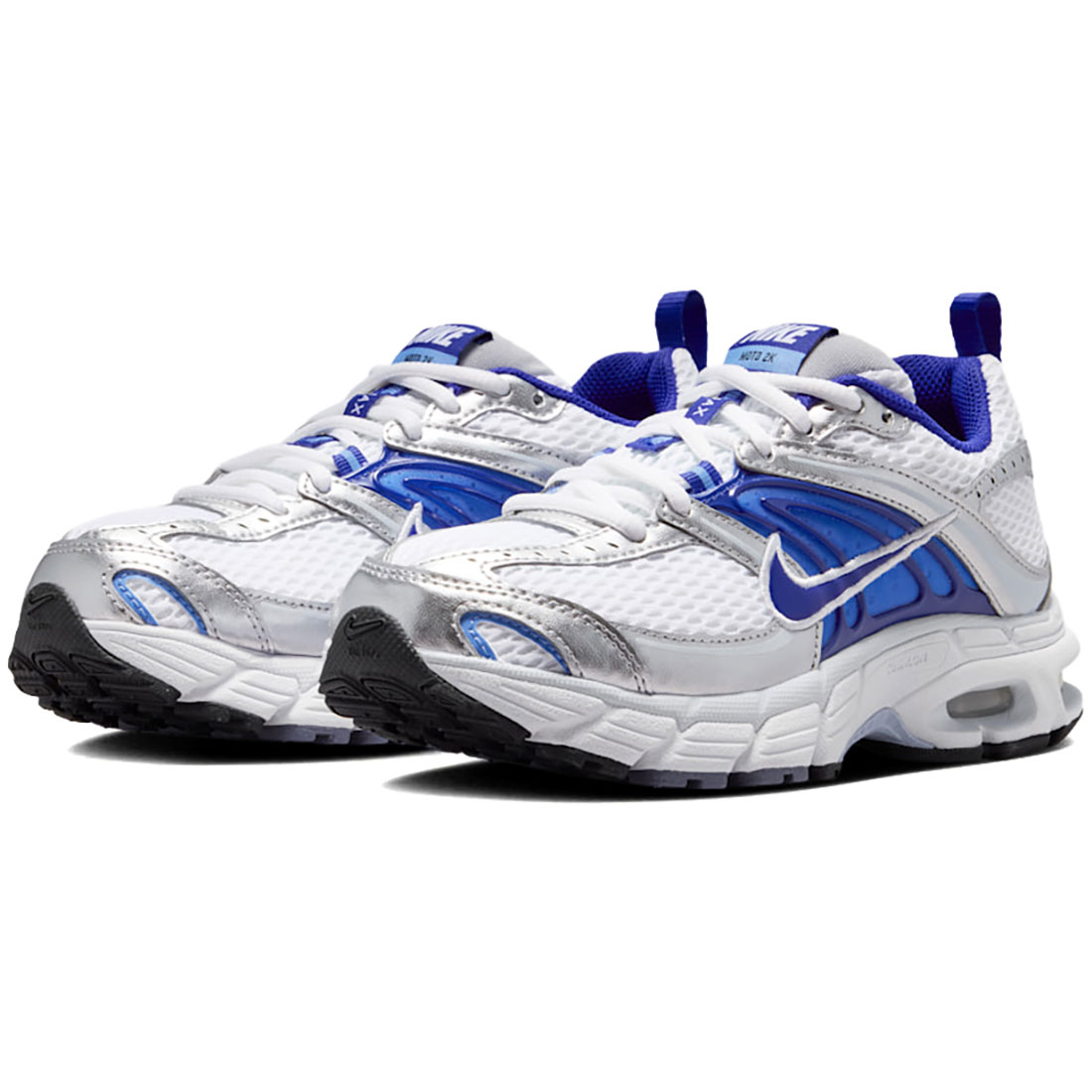 ナイキ ナイキ 大気圏 マックス モト 2K NIKE J NIKE AIR MAX MOTO 2K 白いこと/狼薄墨色/ロイヤル心臓の鼓動/調和 IQ9430-101