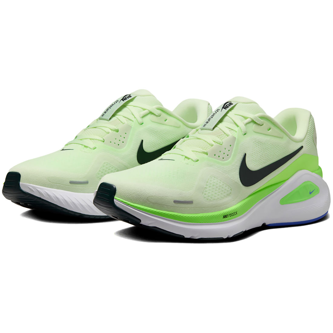 ナイキ ストラクチャー 26 NIKE STRUCTURE 26 ボルトティン /ライムブラスト/サファイア/ブラックスプルース HJ1102-702｜シューズナッツ
