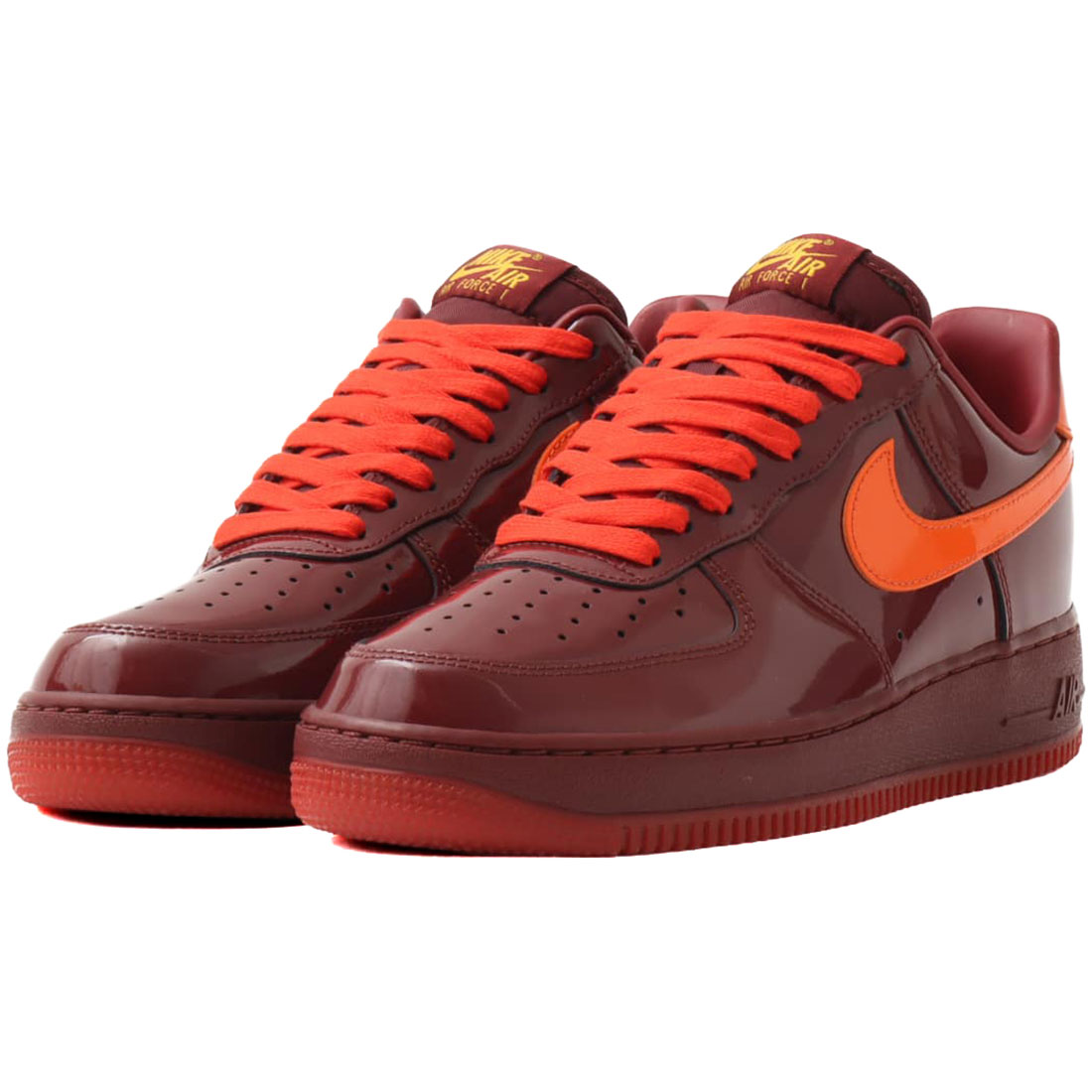 ナイキ 大気圏 フォース 1 置き目 NIKE AIR FORCE 1 LOW 靉靆たる野球クラブ赤いこと/セーフティオレンジ色/立ちはだかる赤いこと/ユニバーシティゴールド IO4489-601