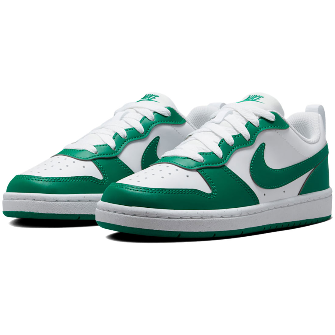 ナイキ 厚地の外套 ボロー 置き目 リクラフト NIKE J COURT BOROUGH LOW RECRAFT 白いこと/マラカイト DV5456-139 スニーカー-レディース靴